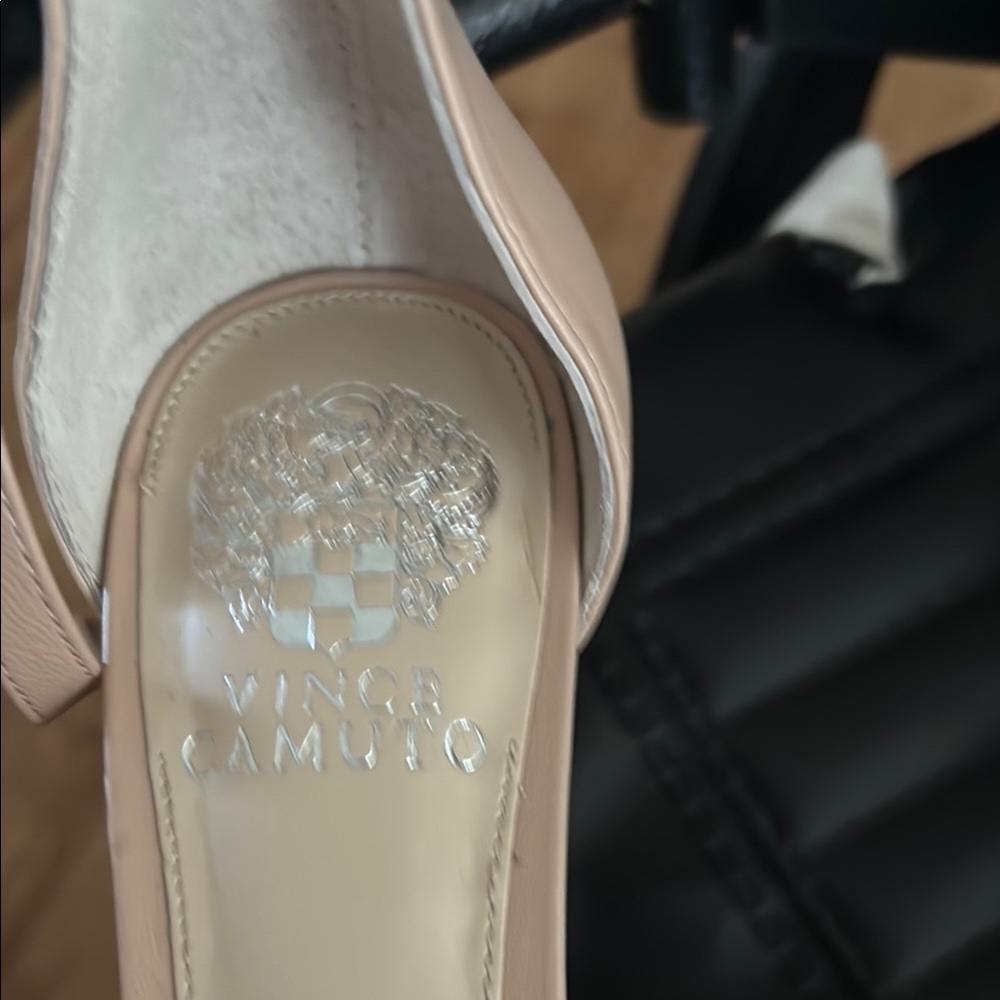 Vince Camuto Tan Leather Heels